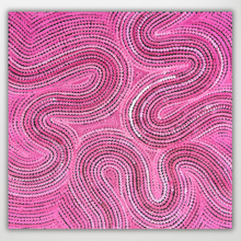 Load image into Gallery viewer, "Sand Dunes (Tali)" Gwenda Turner Nungurrayi 60cm x 58cm pink
