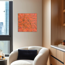Load image into Gallery viewer, "Sand Dunes (Tali)" original Aboriginal painting by Maureen Nampijinpa Hudson, 61cm x 60cm - authentic Indigenous Australian artwork
