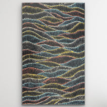 Load image into Gallery viewer, Original Aboriginal painting Sand Dunes by Debbie Napaljarri Brown depicting flowing desert dune formations from the Central Australian landscape.
