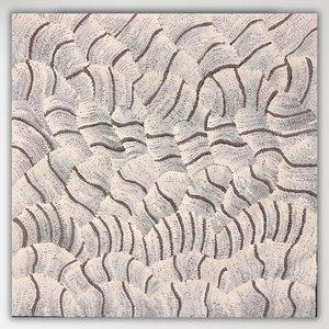 "Sand Dunes (Tali)" Maureen Nampijinpa Hudson 92cm x 92cm