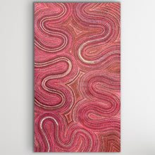 Load image into Gallery viewer, "Sand Dunes (Tali)" by Gwenda Turner Nungurrayi - detail view of Aboriginal painting, 116cm x 66cm
