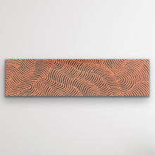 Load image into Gallery viewer, Elegant parallel lines flow across the canvas, echoing the rhythm of shifting desert sands.
