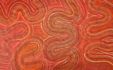 Load image into Gallery viewer, Close up texture of Sand Dunes Tali Aboriginal artwork by Gwenda Turner Nungurrayi

