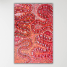 Load image into Gallery viewer, "Sand Dunes (Tali)" Gwenda Turner Nungurrayi 118cm x 77cm shown in vertical placement

