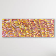 Load image into Gallery viewer, &quot;Sand Dunes (Tali)&quot; Maureen Nampijinpa Hudson 118cm x 42cm horizontal painting
