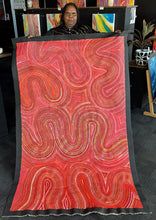 Load image into Gallery viewer, Contemporary Aboriginal desert painting Sand Dunes Tali by Gwenda Turner Nungurrayi
