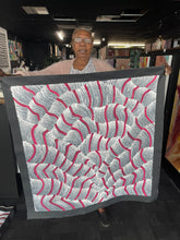 Load image into Gallery viewer, Maureen Nampijinpa Hudson artwork displayed at Art by Farquhar gallery in Edwardstown
