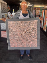 Load image into Gallery viewer, Photo of Sand Dunes Tali held in a gallery environment showing scale and overall colour palette.
