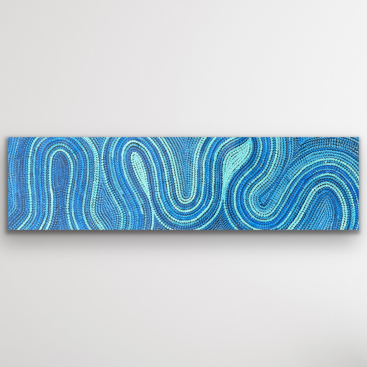 "Sand Dunes (Tali)" Gwenda Turner Nungurrayi 109cm x 31cm
