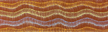 Load image into Gallery viewer, Close up of Sand Dunes highlighting the flowing pattern and fine dot application characteristic of Debbie Napaljarri Brown’s work.
