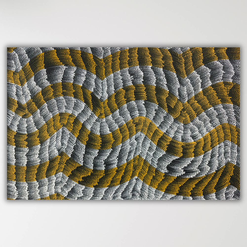 "Sandhills" Corrina Nampijinpa Ryan 122cm x 80cm