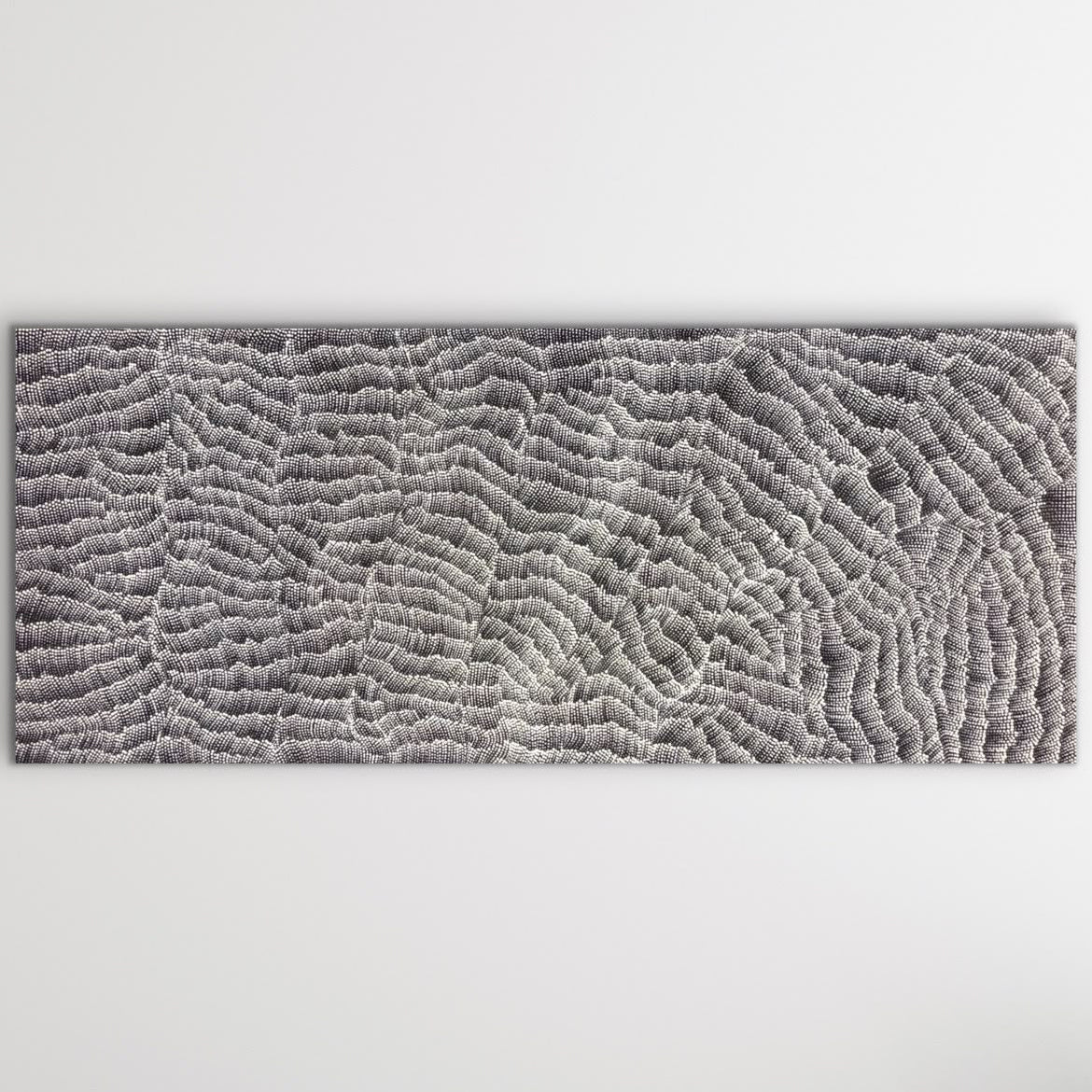 "Sandhills" Corrina Nampijinpa Ryan 197cm x 82cm, original Central Desert Aboriginal painting