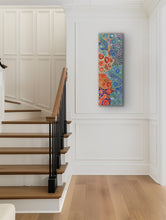 Load image into Gallery viewer, Bush Flowers Bloom Aboriginal print by Bernadine Johnson Kemarre styled in modern home interior
