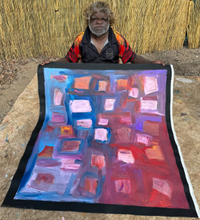 Load image into Gallery viewer, &quot;Tingari&quot; Bob Gibson Tjungurrayi 105cm x 95cm
