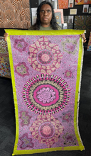 Load image into Gallery viewer, &quot;Bush leaves, My Country&quot; Kianne Nakamarra Williams 146cm x 73cm

