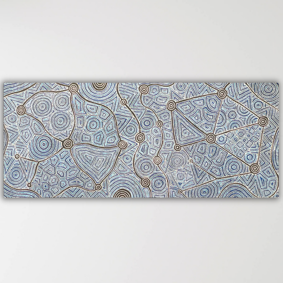 "Seven Sisters Dreaming" Shanna Napanangka Williams 198cm x 83cm, original Aboriginal painting