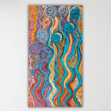 Load image into Gallery viewer, "Seven Sisters" Rhoda Tjitayi 149cm x 81cm vertical
