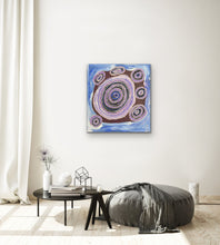 Load image into Gallery viewer, &quot;Seven Sisters Dreaming (Kungkarangkalpa Tjukurpa)&quot; Tanya Brady 76cm x 70cm
