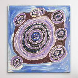 "Seven Sisters Dreaming (Kungkarangkalpa Tjukurpa)" Tanya Brady 76cm x 70cm