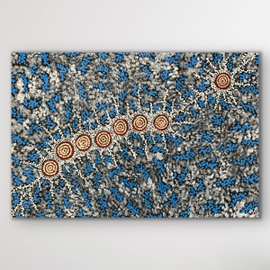 "Seven Sisters Dreaming" Michelle Possum Nungurrayi 98cm x 65cm