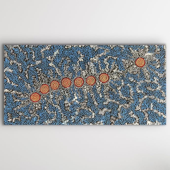 Original Aboriginal artwork Seven Sisters Dreaming by Michelle Possum Nungurrayi