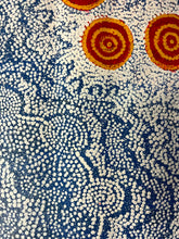Load image into Gallery viewer, "Seven Sisters" original Aboriginal painting by Maureen Nampijinpa Hudson, 141cm x 93cm - authentic Indigenous Australian artwork
