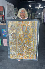 Load image into Gallery viewer, Aboriginal painting “Seven Sisters” by Teresa Punami Mula Pimangka exhibited at Art by Farquhar Edwardstown

