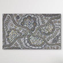 Load image into Gallery viewer, Aboriginal Art bush medicine leaves  Sharon Numina 146cm x 91cm
