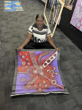 Load image into Gallery viewer, Artist photo of Sophia Tunkin with painting
