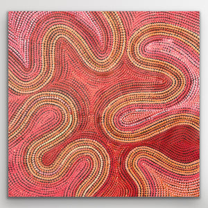 "Sand Dunes (Tali)" Gwenda Turner Nungurrayi 60cm x 59cm