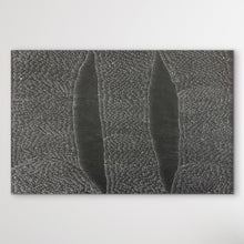 Load image into Gallery viewer, Full view of Tali (Sandhills) by Dulcie Kelly Nangala showing soft grey tones and layered dot work inspired by Central Australian dunes.
