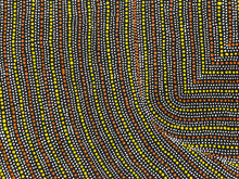Load image into Gallery viewer, Tansy Martin Black yellow orange close up 
