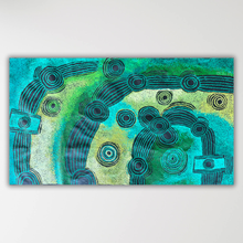 Load image into Gallery viewer, teresa Baker green paintings 
