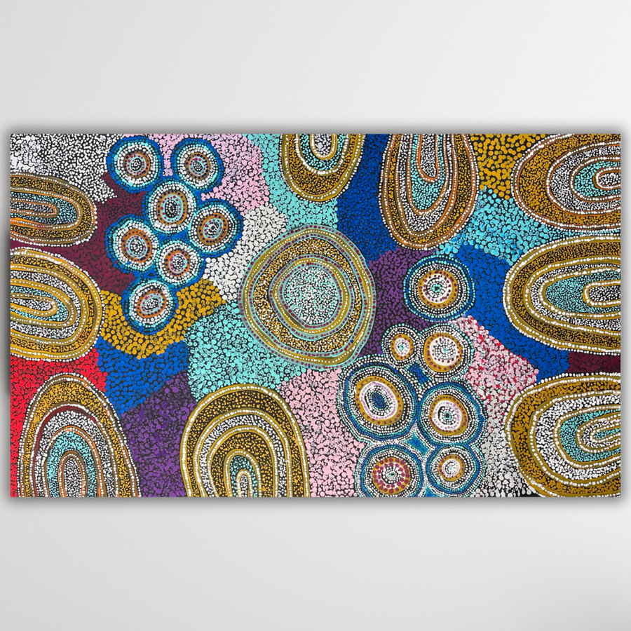 "Seven Sisters" Teresa Punami Mula Pimangka 142cm x 85cm