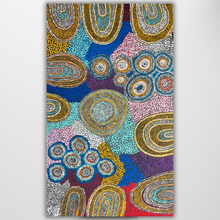 Load image into Gallery viewer, "Seven Sisters" Teresa Punami Mula Pimangka 142cm x 85cm bright pallete original painting
