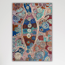 Load image into Gallery viewer, Teresa Punami Mula Pimangka 118cm x 81cm side view
