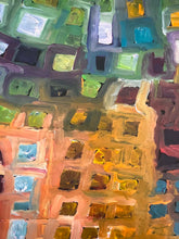 Load image into Gallery viewer, "Tingari" by Bob Gibson Tjungurrayi - close-up detail, original Aboriginal painting
