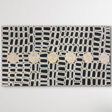 Load image into Gallery viewer, "Tingari" Walala Tjapaltjarri 154cm x 86cm Authentic Aboriginal art from Art By Farquhar
