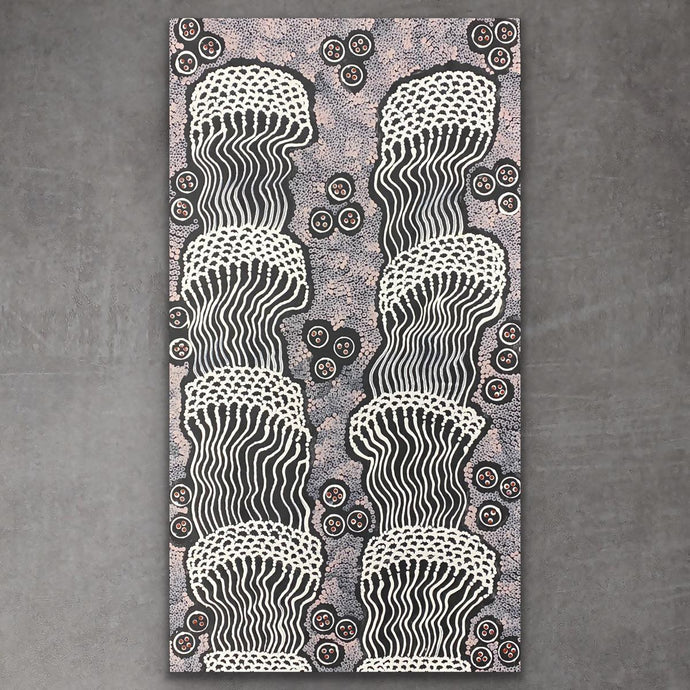 Authentic Tree of Life Aboriginal artwork painted by Maureen Nampijinpa Hudson