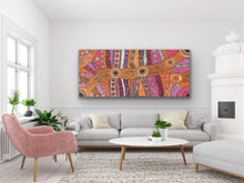 Load image into Gallery viewer, Unique Aboriginal Art Clarise Tunkin Minyma Malilu Indigenous Australian Painting APY Lands Ethically Sourced 204cm x 90cm

