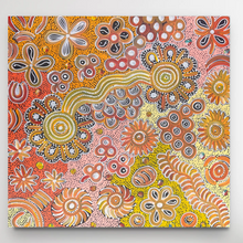 Load image into Gallery viewer, &quot;Bush Flowers&quot; Bernadine Johnson Kemarre 60cm x 61cm
