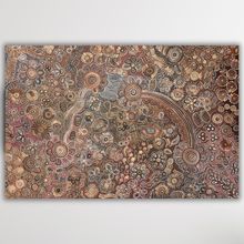 Load image into Gallery viewer, &quot;Bush Flowers&quot; Bernadine Johnson Kemarre 180cm x 119cm
