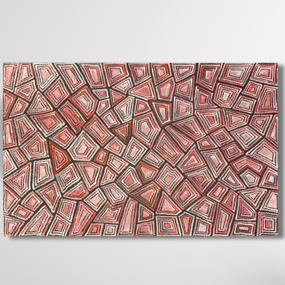 "Sand Dunes (Tali)" Maureen Nampijinpa Hudson 140cm x 89cm