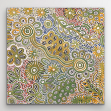 Load image into Gallery viewer, &quot;Bush Flowers&quot; Bernadine Johnson Kemarre 60cm x 60cm
