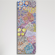Load image into Gallery viewer, Colorful abstract patterned. Karen bird Full painting vertical KB19673AU

