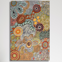 Load image into Gallery viewer, Vertical photo Julieanne Turner Budgeridar Dreaming and Bush Tucker story
