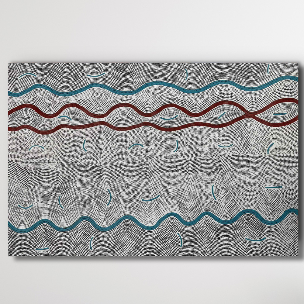 "Ngalyarrpa (Sand Dunes)" Alice Granites Napanangka 118cm x 81cm