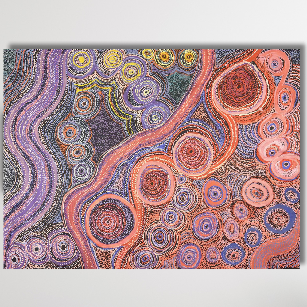 "Piltati Tjukurpa" Rhoda Tjitayi 128cm x 95cm