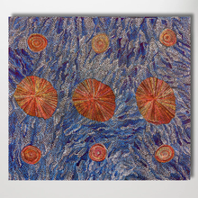 Load image into Gallery viewer, &quot;Bush Flower&quot; Joy Pitjara 158cm x 142cm
