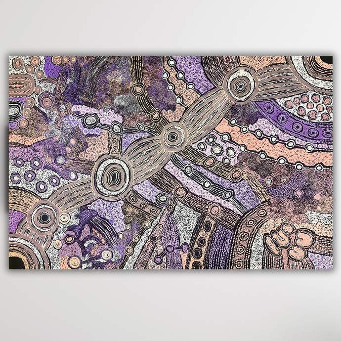 patricia tunkin clarise tunkin minyma malilu aboriginal art indigenous australian painting apy lands 180cm x 120cm
